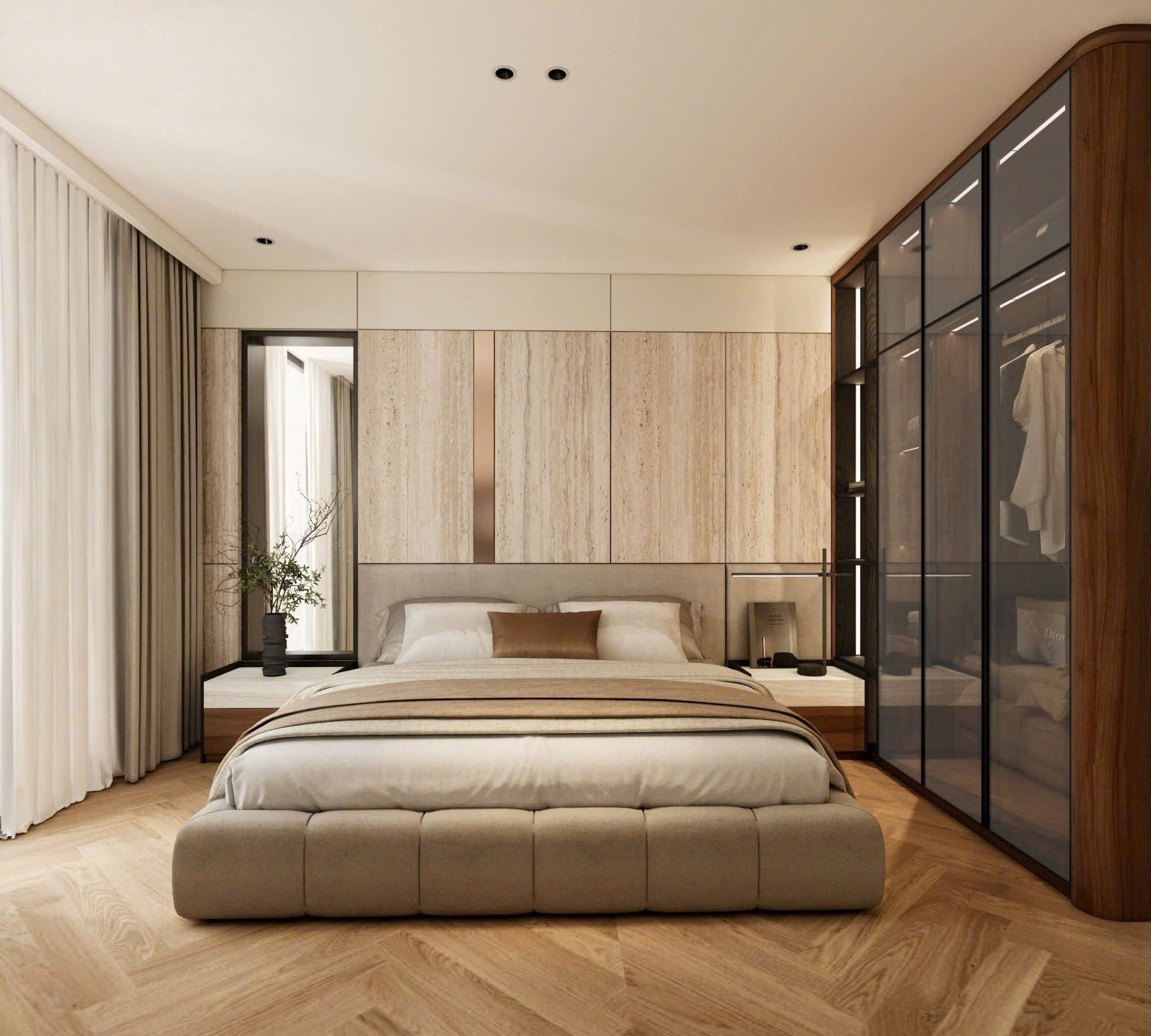 Căn hộ thông tầng giữa lòng thành phố của bà mẹ 2 con: Sang chảnh nhưng không kém phần ấm cúng, chỉ nhìn view bếp đã thấy đắt giá- Ảnh 8.