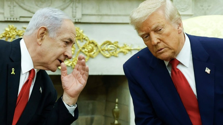 Tổng thống Mỹ Donald Trump và Thủ tướng Israel Benjamin Netanyahu (bìa trái). (Ảnh: Getty) trump-vs-netanyahu.jpg