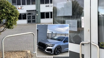 Đại lý siêu xe vỡ nợ, bị bỏ hoang sau cảnh hỗn loạn khách đến đòi xe ký gửi