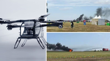 Sốc: Ô tô bay Xpeng bất ngờ bốc cháy ngay trong buổi tổng duyệt, tham vọng taxi bay bị 'dội gáo nước lạnh'