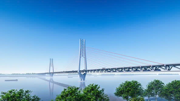 Chốt thời điểm khởi công cầu dây văng hơn 17km kết nối 2 tỉnh Đồng bằng sông Cửu Long- Ảnh 1.