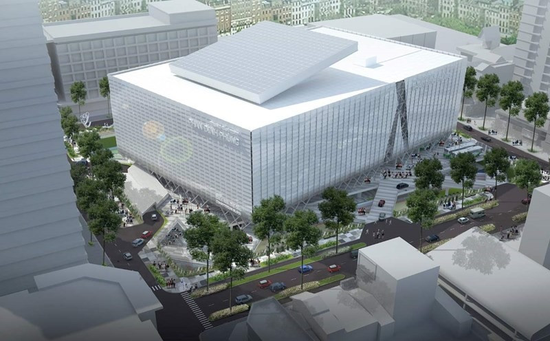 Phối cảnh Nhà thi đấu Phan Đình Phùng. Nguồn ảnh: Internet