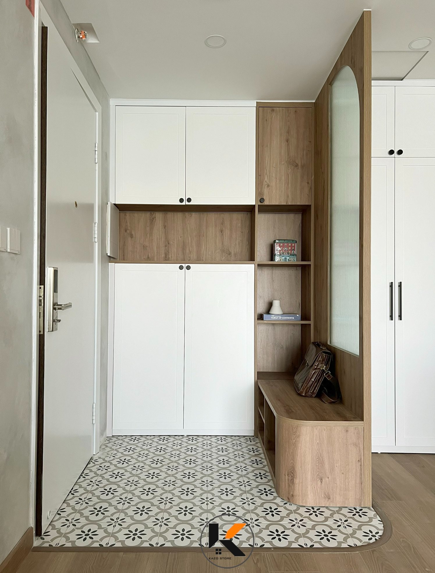 Hành trình 'thổi hồn' Wabi-Sabi vào từng ngõ ngách trong căn hộ của một gia đình trẻ- Ảnh 5.