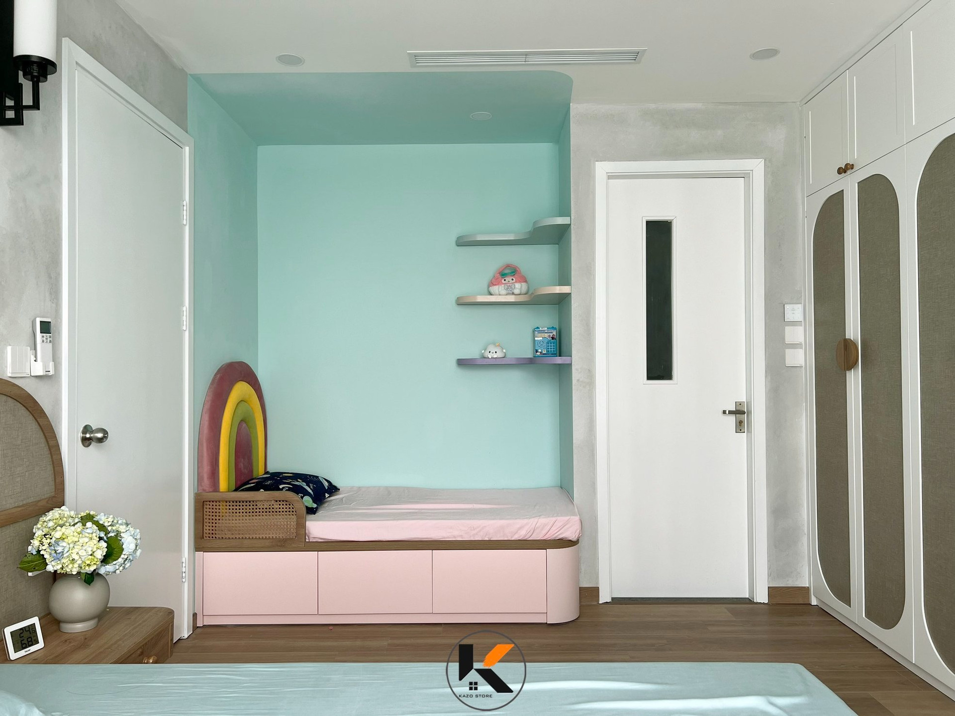 Hành trình 'thổi hồn' Wabi-Sabi vào từng ngõ ngách trong căn hộ của một gia đình trẻ- Ảnh 7.