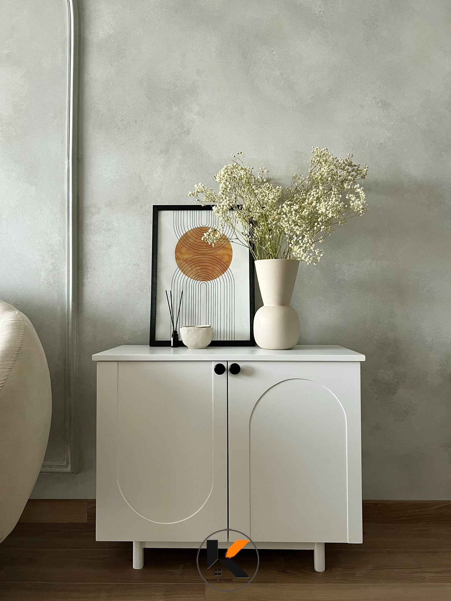 Hành trình 'thổi hồn' Wabi-Sabi vào từng ngõ ngách trong căn hộ của một gia đình trẻ- Ảnh 11.