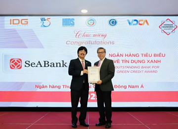 SeABank khẳng định dấu ấn bền vững với 2 giải thưởng Ngân hàng Việt Nam tiêu biểu