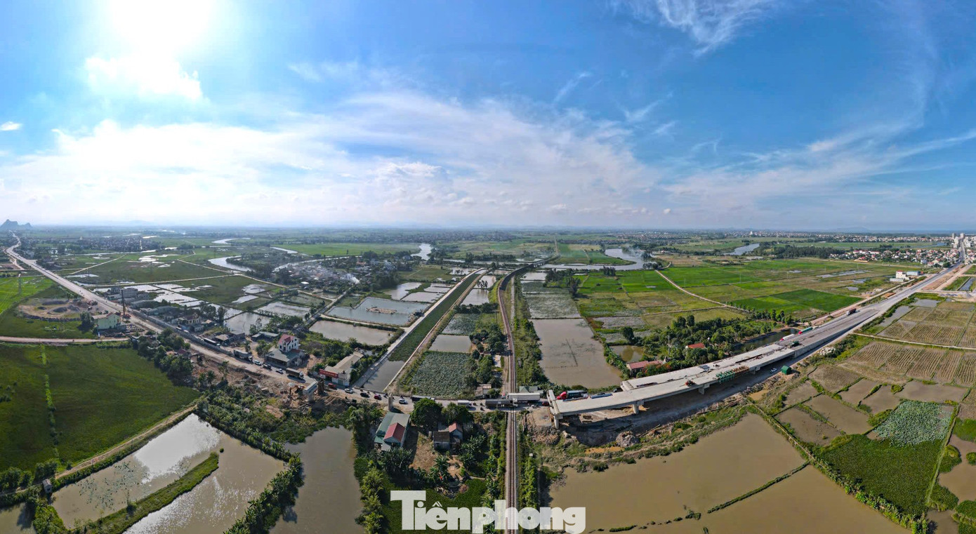 Khu vực xã Diễn Châu (Nghệ An) nơi đường sắt cao tốc Bắc Nam dự kiến đi qua. tp-moi.jpg