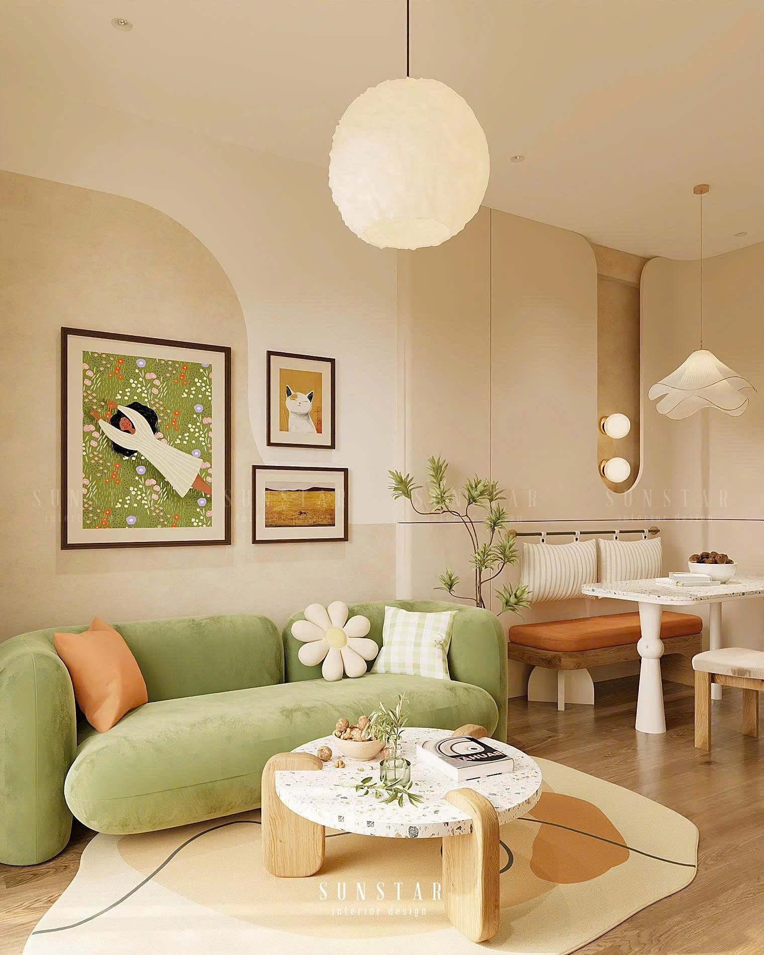 Mang hơi thở Scandinavian pha Retro cho căn hộ nhỏ: Tinh giản mà không hề đơn điệu- Ảnh 4.