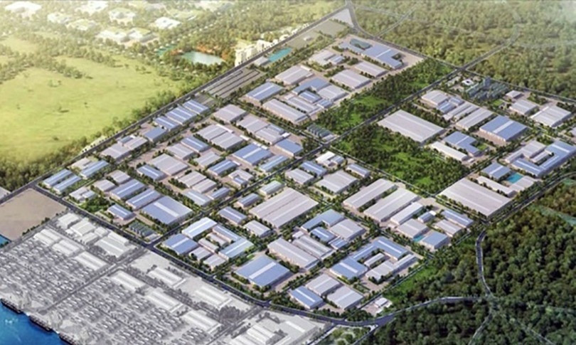 Phối cảnh Khu công nghiệp Vinhomes Vũng Áng. Ảnh: Báo Hà Tĩnh