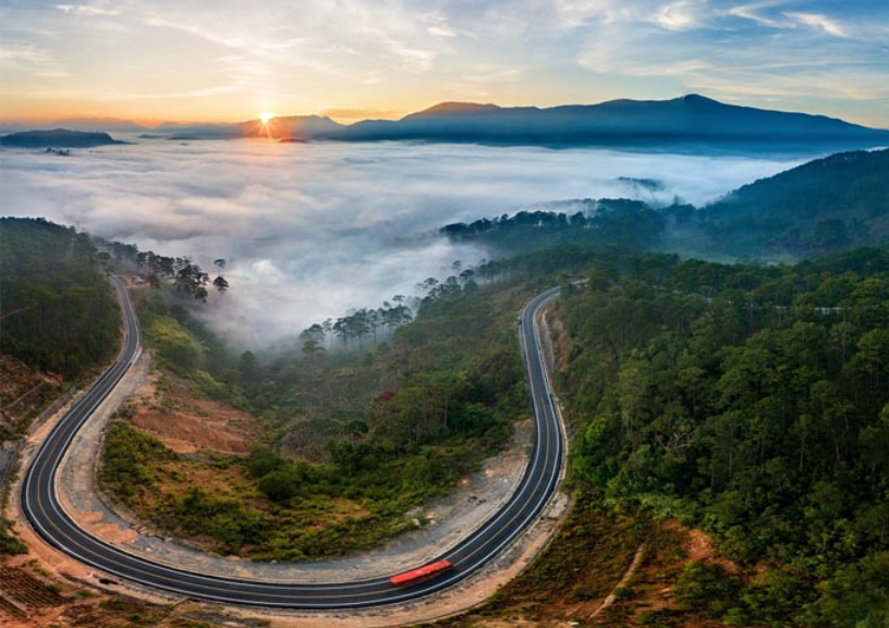 Cung đèo hiểm trở dài bậc nhất Việt Nam, rút ngắn 1/3 quãng đường Nha Trang - Đà Lạt- Ảnh 1.