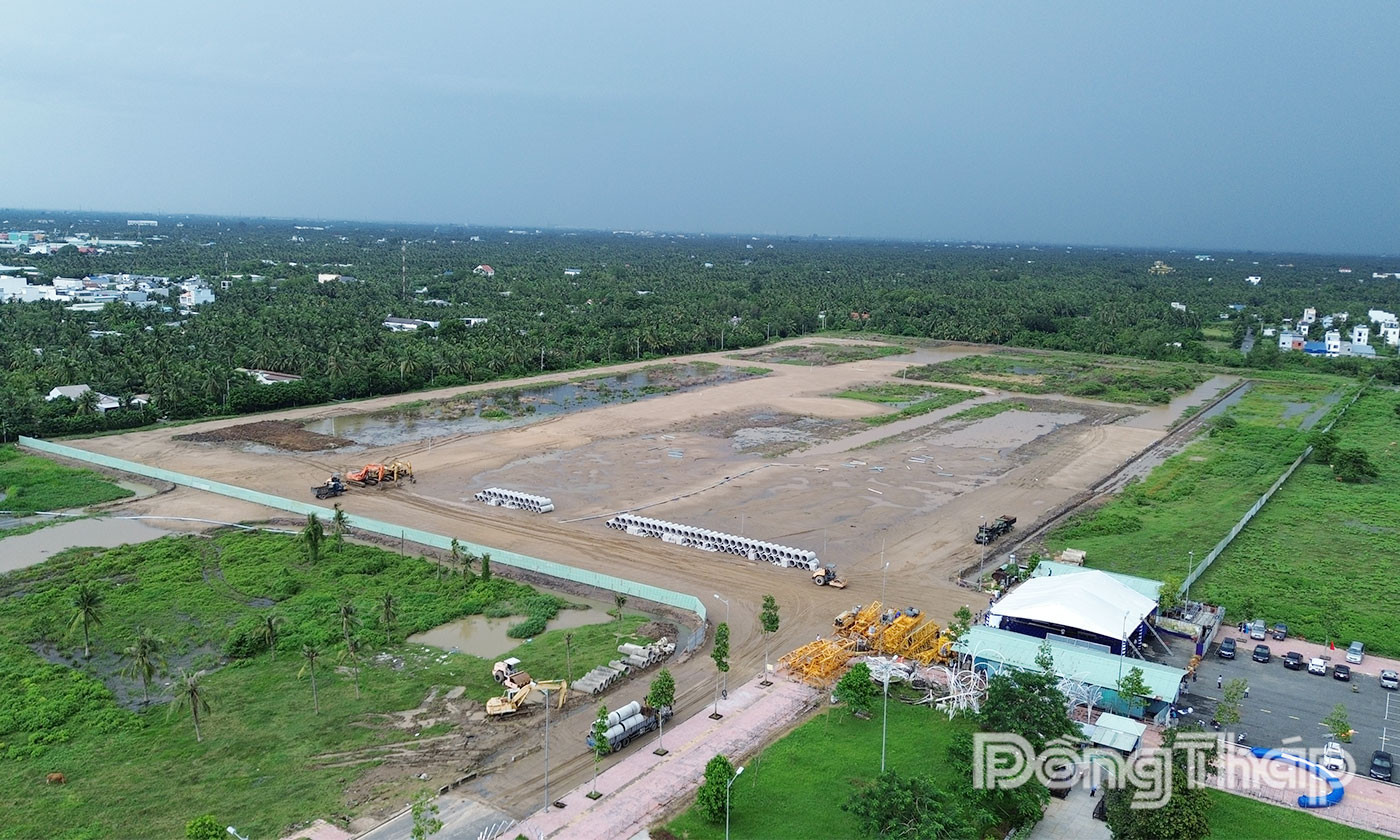 Khu vực thực hiện dự án. Nguồn ảnh: Báo Đồng Tháp