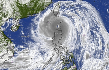Chi tiết những khu vực sẽ chịu tác động gió mạnh do siêu bão Ragasa