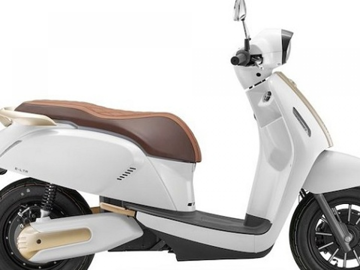 Xe điện phong cách Vespa cực hút mắt, giá 43 triệu đồng: Chạy 105 km/lần sạc, gắn thêm pin đi xa gấp đôi
