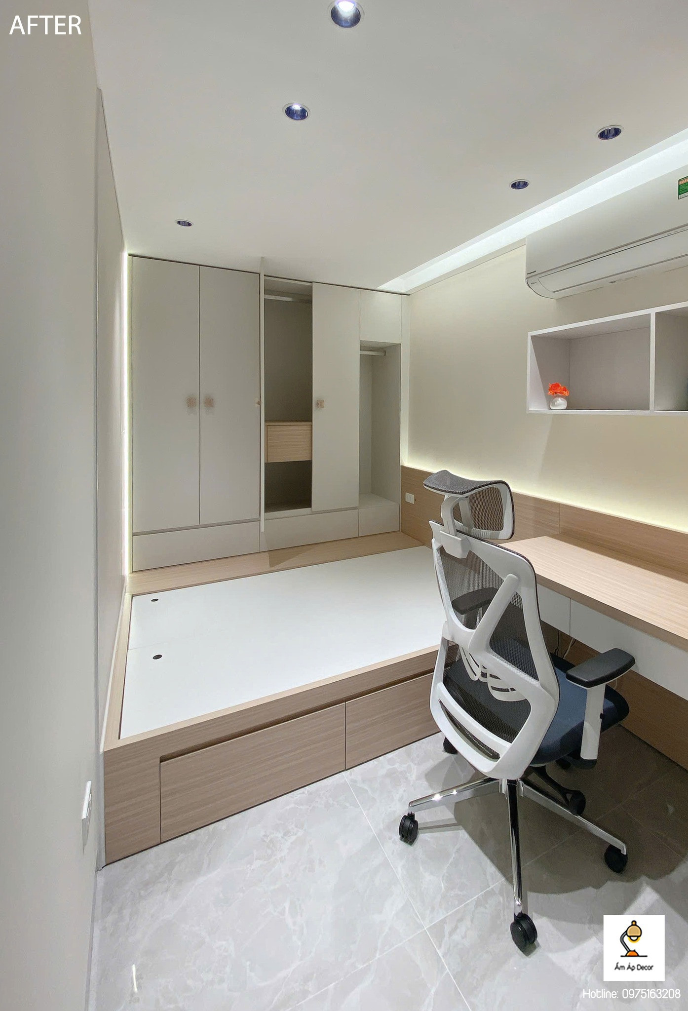 Hồi sinh căn hộ cũ 110m2 thành tổ ấm 3 phòng ngủ tiện nghi ấm cúng với 800 triệu đồng- Ảnh 6. Hồi sinh căn hộ cũ 110m2 thành tổ ấm 3 phòng ngủ tiện nghi ấm cúng với 800 triệu đồng- Ảnh 6.