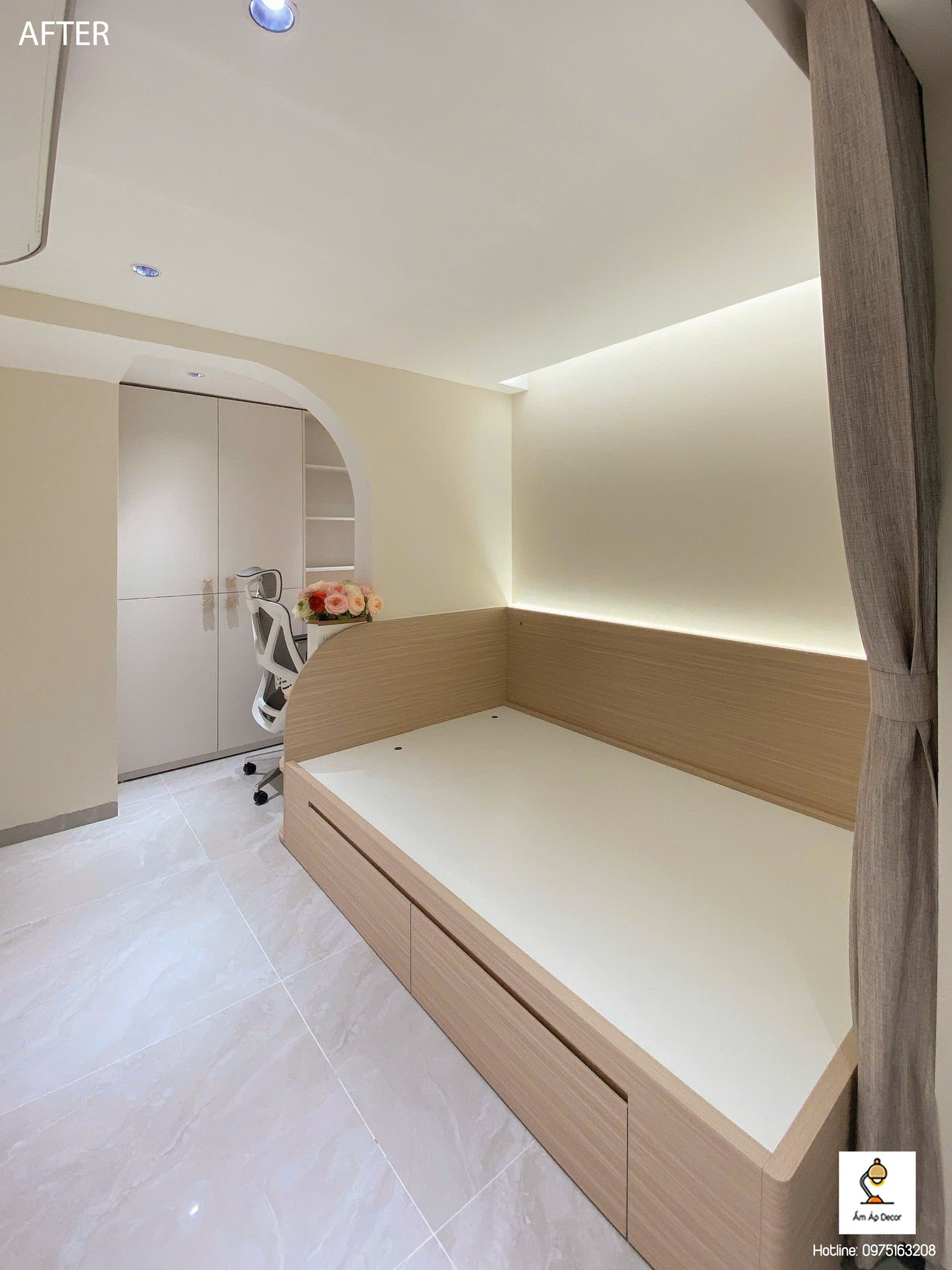 Hồi sinh căn hộ cũ 110m2 thành tổ ấm 3 phòng ngủ tiện nghi ấm cúng với 800 triệu đồng- Ảnh 11. Hồi sinh căn hộ cũ 110m2 thành tổ ấm 3 phòng ngủ tiện nghi ấm cúng với 800 triệu đồng- Ảnh 11.