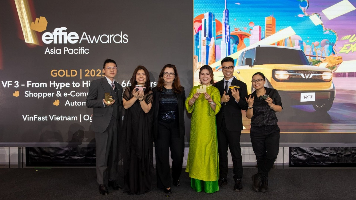 VinFast VF 3 làm nên lịch sử khi được vinh danh tại giải thưởng marketing hàng đầu châu Á - Thái Bình Dương