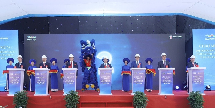 Hà Tĩnh chính thức khởi công dự án khu du lịch biển gần 4.000 tỷ đồng