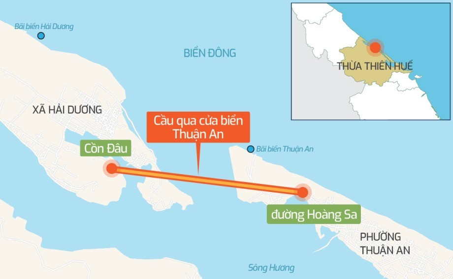 Cầu vượt cửa biển nghìn tỷ dài nhất miền Trung nối nhịp 2 làng phấn đấu thông xe trong năm 2025- Ảnh 1.