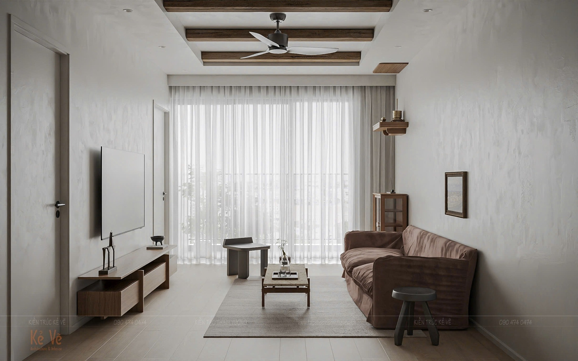 Bình dị mà sang trọng: Triết lý kiến trúc tối giản trong một căn hộ hiện đại- Ảnh 3. Bình dị mà sang trọng: Triết lý kiến trúc tối giản trong một căn hộ hiện đại- Ảnh 3.