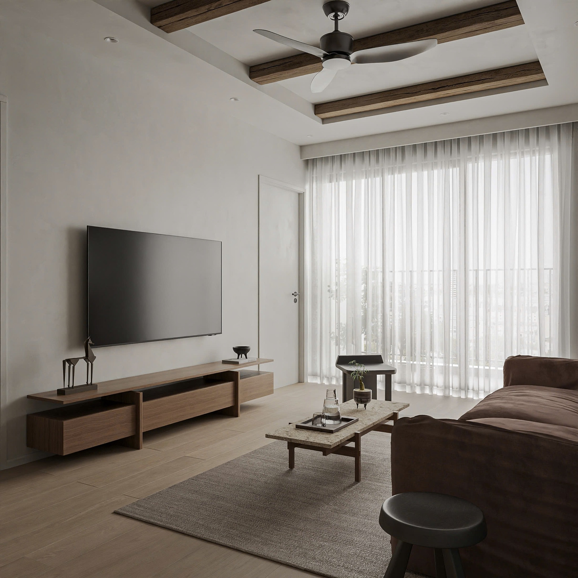 Bình dị mà sang trọng: Triết lý kiến trúc tối giản trong một căn hộ hiện đại- Ảnh 5. Bình dị mà sang trọng: Triết lý kiến trúc tối giản trong một căn hộ hiện đại- Ảnh 5.