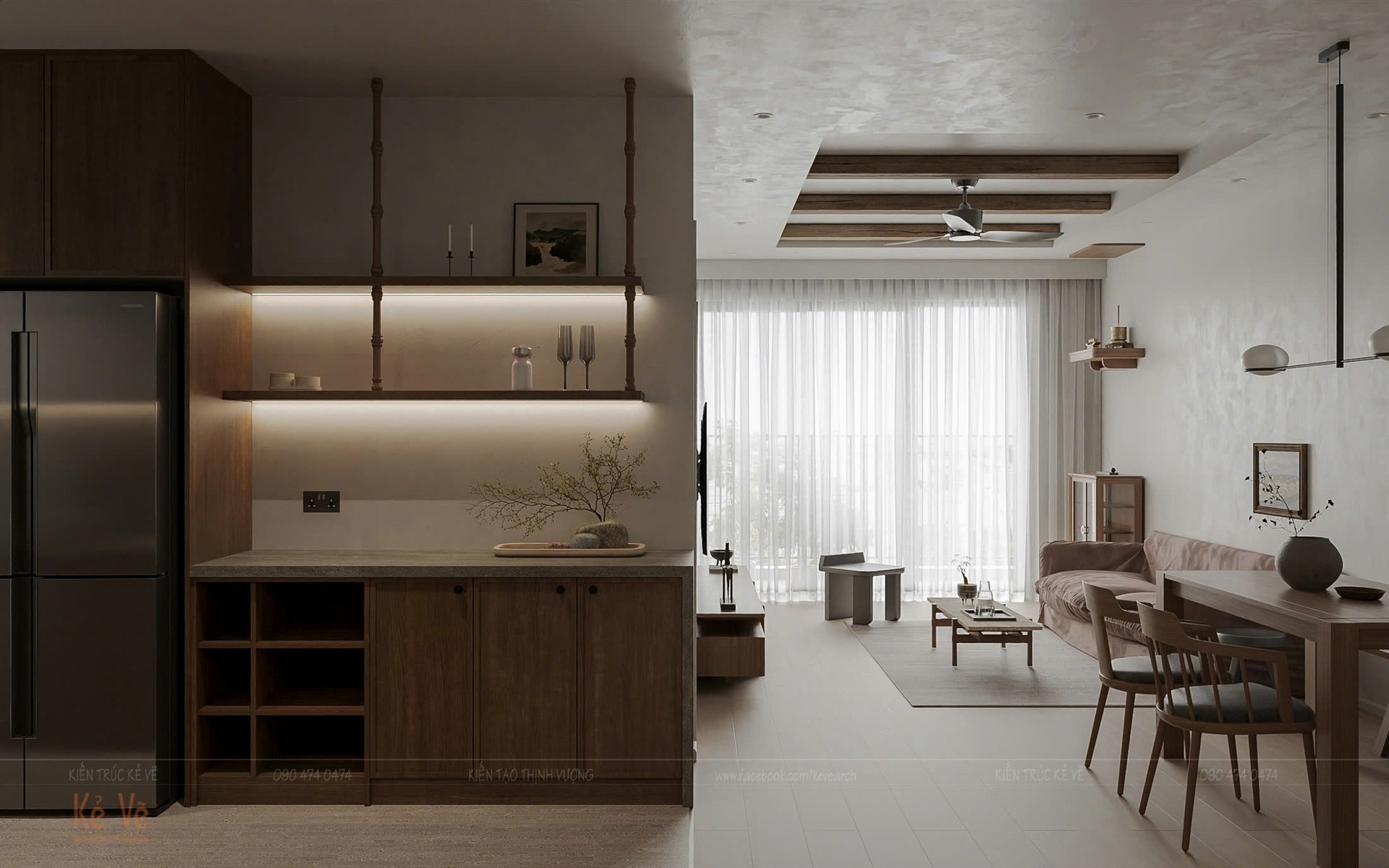 Bình dị mà sang trọng: Triết lý kiến trúc tối giản trong một căn hộ hiện đại- Ảnh 6. Bình dị mà sang trọng: Triết lý kiến trúc tối giản trong một căn hộ hiện đại- Ảnh 6.