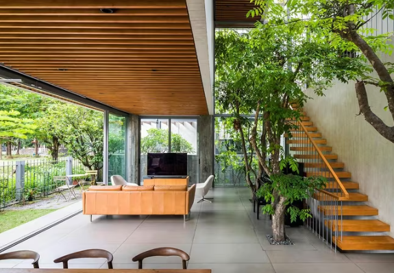 Chiêm ngưỡng ngôi nhà có ‘khu rừng nhiệt đới’ tại Việt Nam từng 4 lần đạt giải thưởng quốc tế- Ảnh 3.