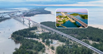 Cầu vượt cửa biển nghìn tỷ dài nhất miền Trung nối nhịp 2 làng phấn đấu thông xe trong năm 2025