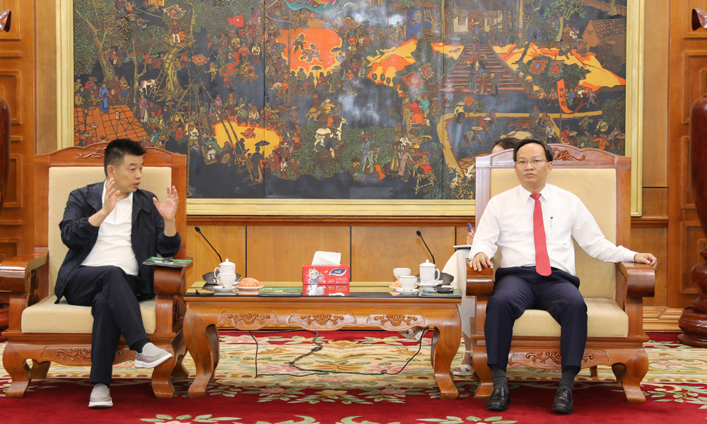 Hình ảnh tại buổi làm việc. Nguồn ảnh: Báo Bắc Ninh