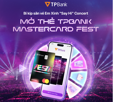 TPBank Mastercard FEST: Chiếc thẻ 'must-have' của tín đồ concert