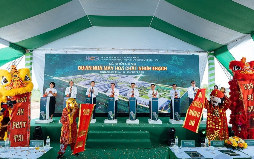 Đối thủ của Hóa chất Đức Giang (<a style='text-decoration: none;' href='/DGC'>DGC</a>) khởi công nhà máy hóa chất hơn 1.800 tỷ đồng