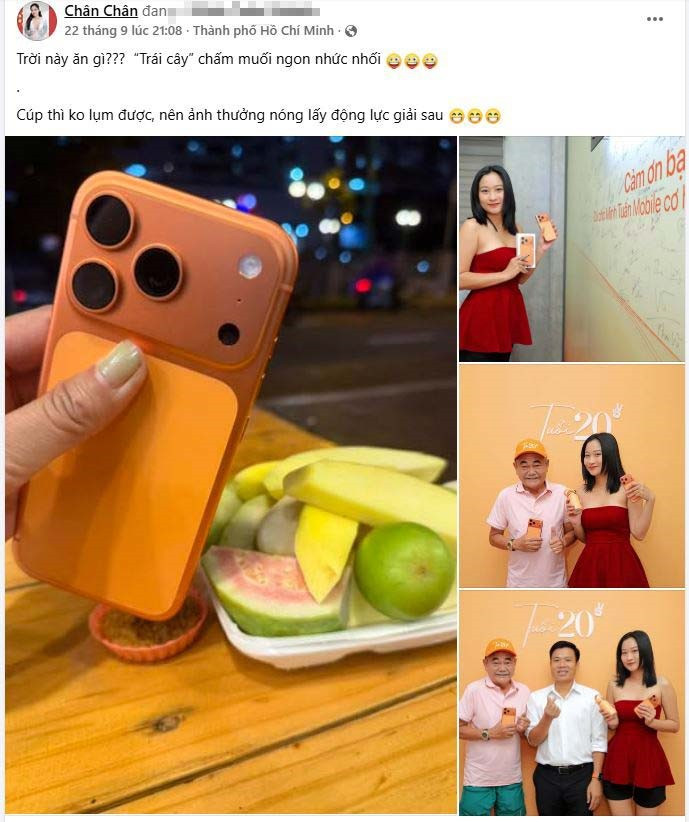 Nam NSND U70 tặng bạn gái kém 36 tuổi iPhone 17 - ảnh 1