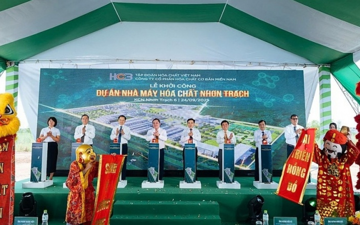 Đối thủ của Hóa chất Đức Giang (DGC) khởi công nhà máy hóa chất hơn 1.800 tỷ đồng