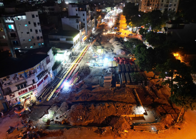 Sau nhiều năm 'đắp chiếu', tuyến đường hơn nghìn tỷ tại Hà Nội sắp hoàn thành- Ảnh 2.