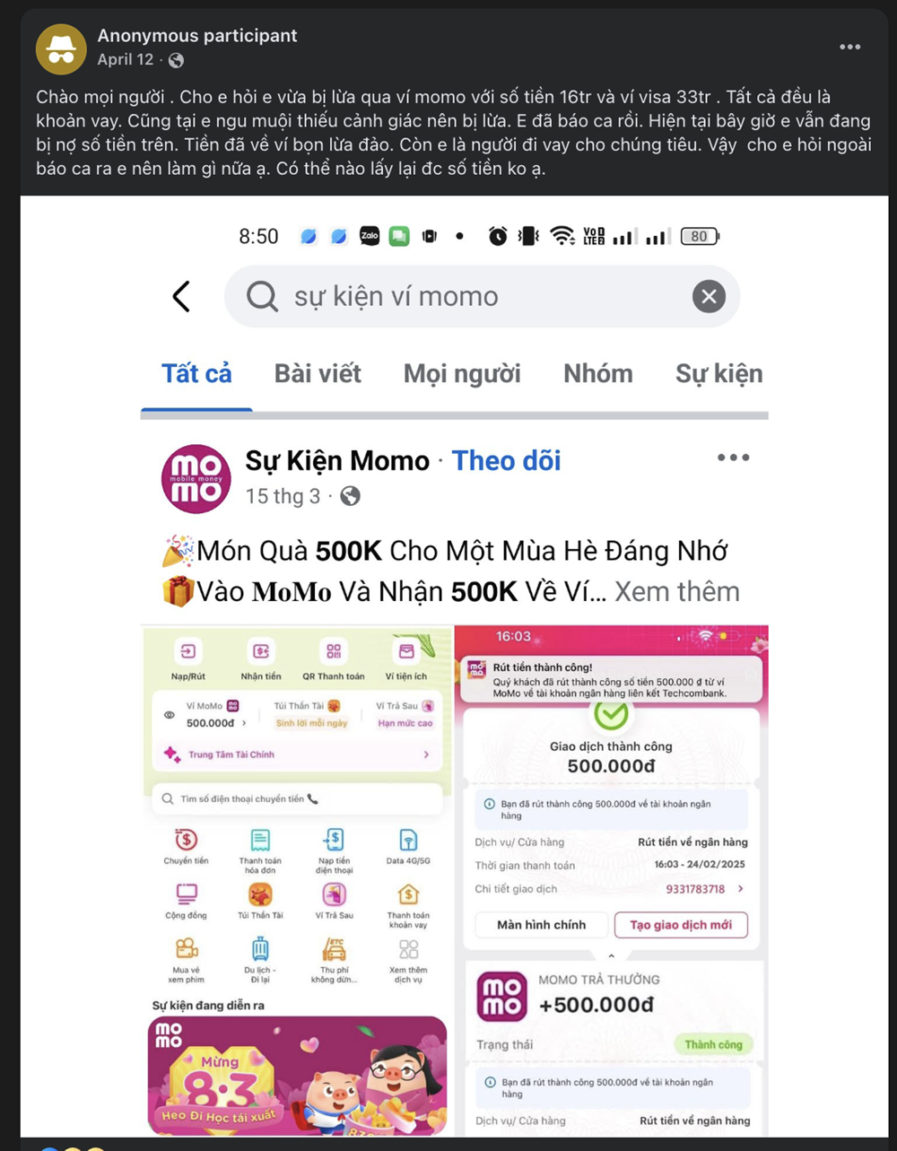 Suýt mất tiền vì 'quà tri ân khách hàng', thoát bẫy lừa đảo nhờ cuộc gọi tổng đài - ảnh 1