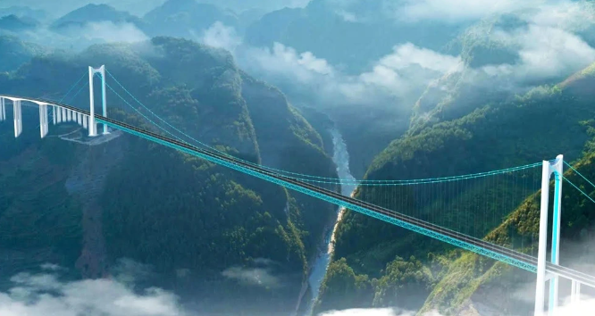 Ngày kia, chính thức thông xe cây cầu cao nhất thế giới, rút ngắn thời gian di chuyển từ 70 phút còn 2 phút- Ảnh 2. Ngày kia, chính thức thông xe cây cầu cao nhất thế giới, rút ngắn thời gian di chuyển từ 70 phút còn 2 phút- Ảnh 2.