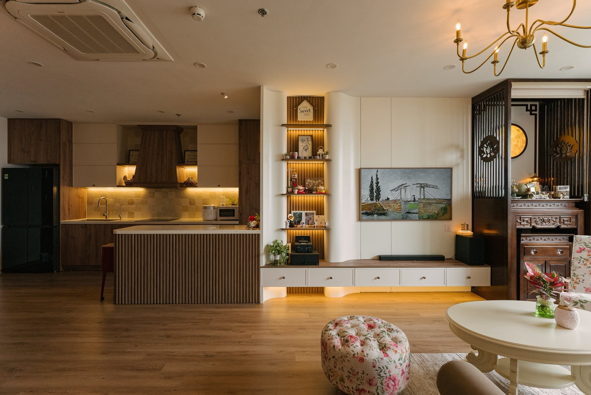 Căn hộ 90m2 phong cách farmhouse: Tổ ấm mộc mạc, đầy chất thơ giữa Hà Nội- Ảnh 3. Căn hộ 90m2 phong cách farmhouse: Tổ ấm mộc mạc, đầy chất thơ giữa Hà Nội- Ảnh 3.