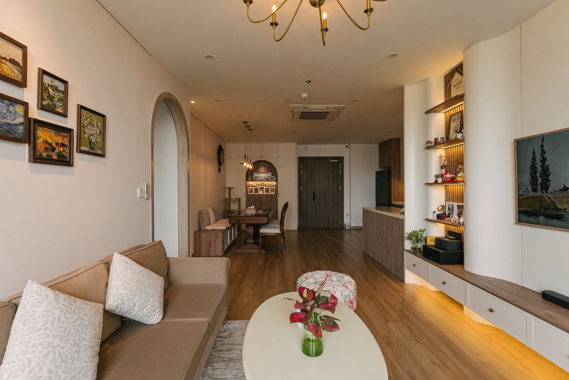 Căn hộ 90m2 phong cách farmhouse: Tổ ấm mộc mạc, đầy chất thơ giữa Hà Nội- Ảnh 5. Căn hộ 90m2 phong cách farmhouse: Tổ ấm mộc mạc, đầy chất thơ giữa Hà Nội- Ảnh 5.