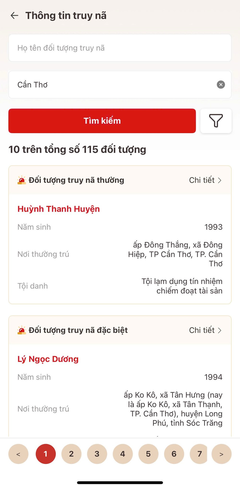 Cách tra cứu các đối tượng bị truy nã trên toàn quốc bằng VNeID - ảnh 4
