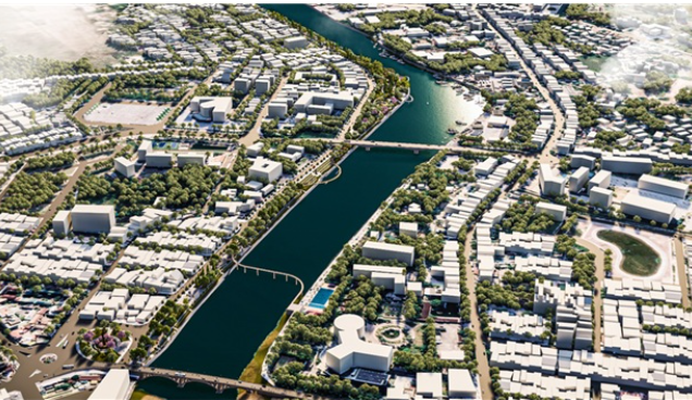 Sẽ có công viên rộng 95.000m2 ngay gần dòng sông chảy ở vùng biên giới Việt Nam - Trung Quốc- Ảnh 1.