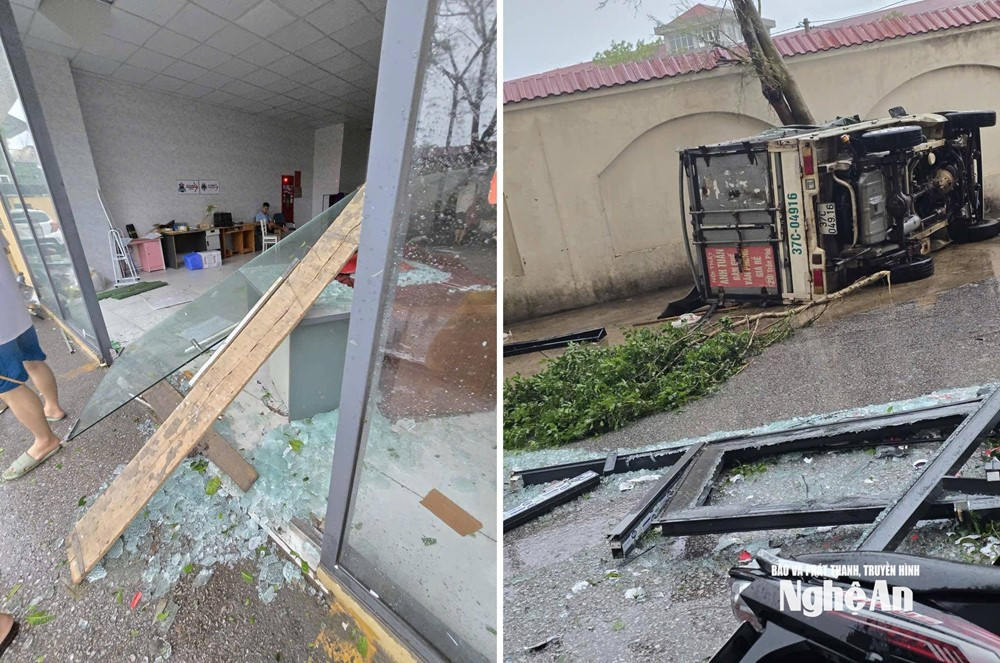 Bão Bualoi quần thảo suốt đêm, bà con Nghệ An, Hà Tĩnh trắng đêm chống mưa lũ - ảnh 2