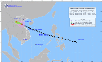 Hoàn lưu bão số 10 còn gây mưa lớn đến khi nào?