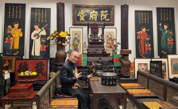 Không gian đậm phong cách Đạo Mẫu bên trong căn biệt phủ lọt <a style='text-decoration: none;' href='/TOP'>TOP</a> 14 kiến trúc hay nhất thế giới của ‘vua hài đất Bắc’- Ảnh 5.