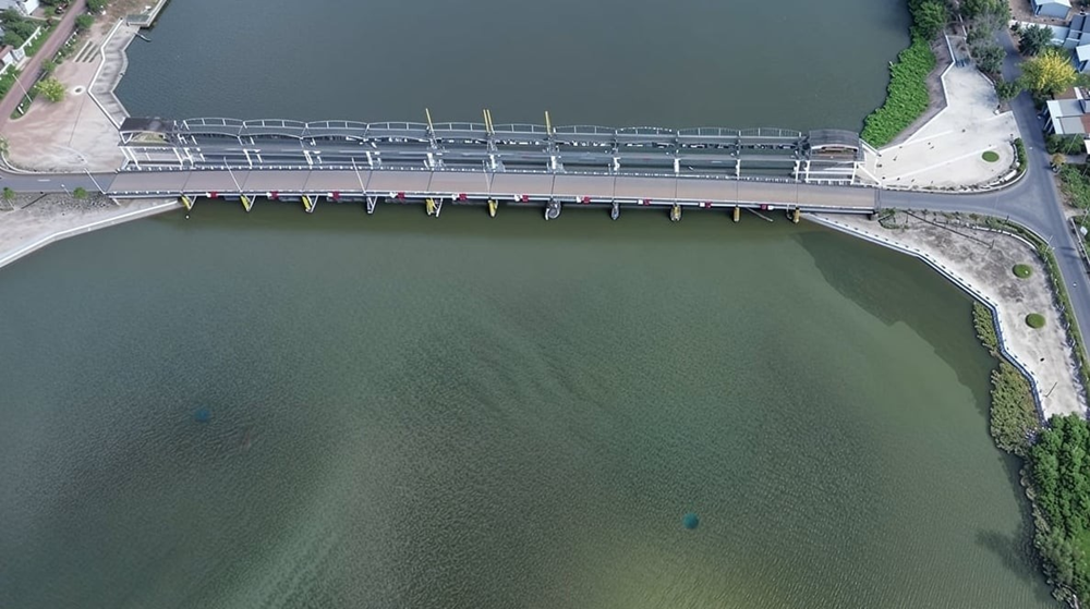 Chính thức khánh thành hồ chứa nước ngọt 1.330 tỷ đồng lớn nhất ĐBSCL, đảm bảo an ninh nguồn nước - ảnh 1