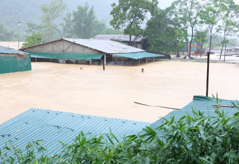 Mưa lũ gây ngập lụt, chia cắt nhiều nơi ở Thanh Hóa. 1000015661.jpg