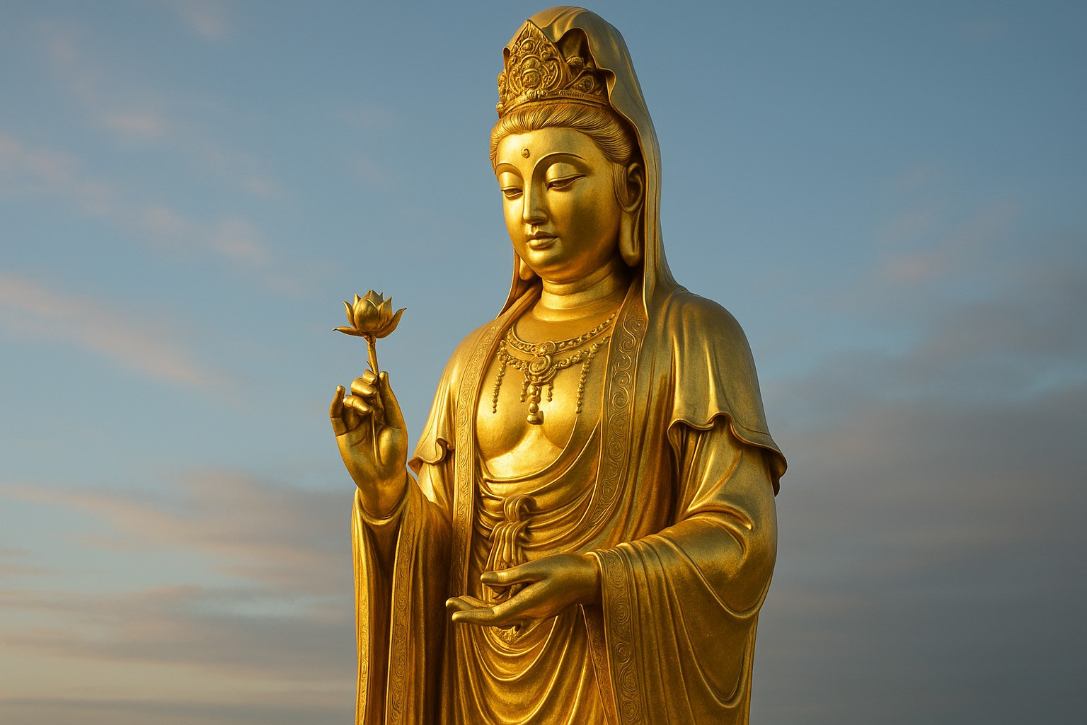 Tân Hoàng Minh từng muốn làm khu tâm linh có tượng Phật Quan Thế Âm Bồ Tát dát vàng 24 kara cao nhất thế giới, ngang ngửa tháp chọc trời 54 tầng- Ảnh 2.