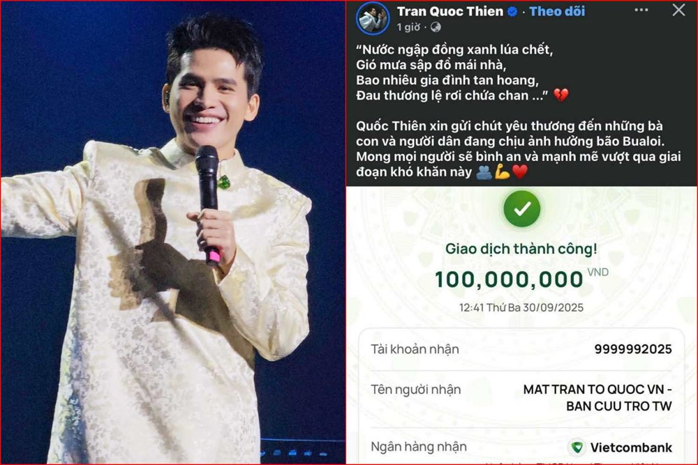 Tuấn Hưng, HH Hương Giang cùng nhiều nghệ sĩ ủng hộ miền Trung - ảnh 3