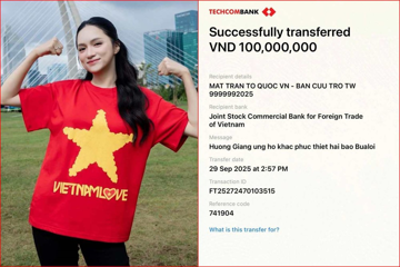 Tuấn Hưng, HH Hương Giang cùng nhiều nghệ sĩ ủng hộ miền Trung