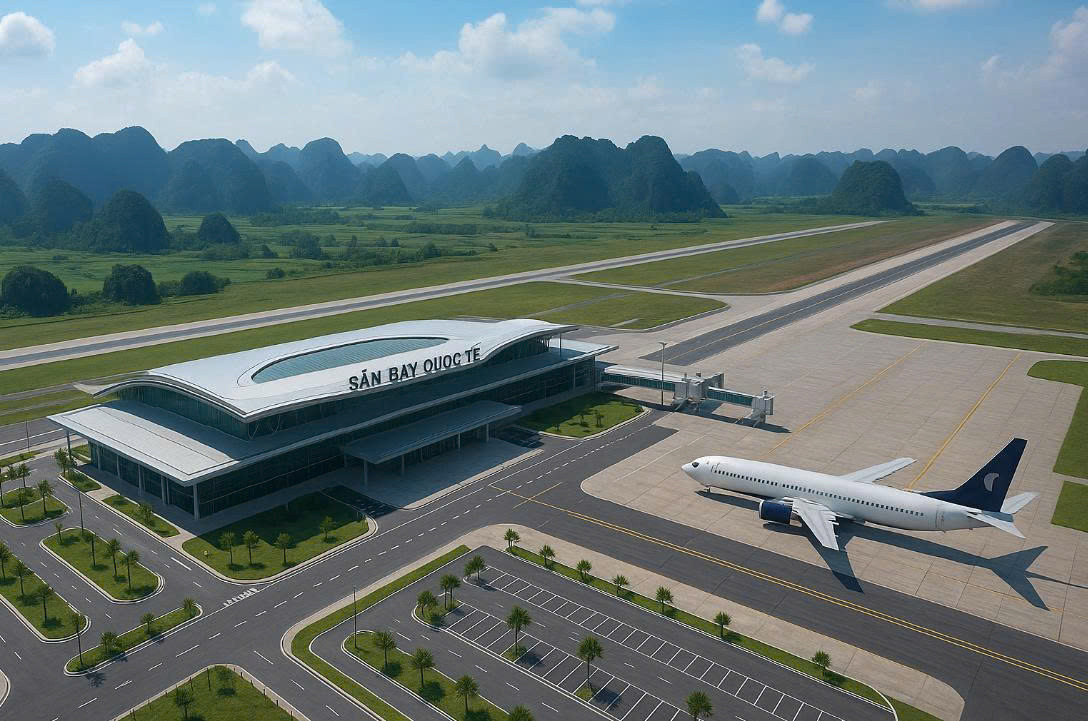 Bộ Xây dựng vừa có chỉ đạo mới liên quan đề xuất xây dựng Cảng hàng không Ninh Bình. Ảnh minh họa