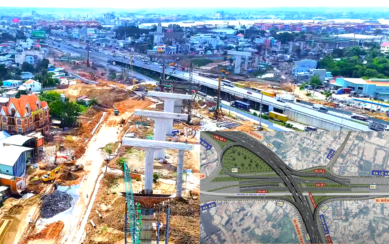 Nút giao Tân Vạn thuộc dự án Vành đai 3 TPHCM đang được đẩy nhanh tiến độ để kịp về đích theo kế hoạch. 55.png