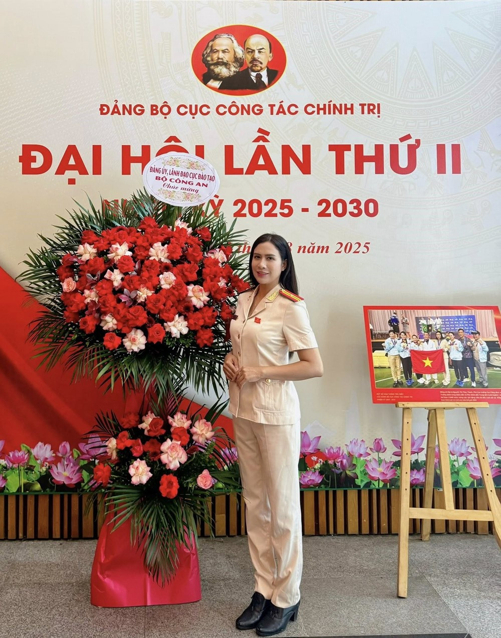 Nữ diễn viên bị cả nước ghét khi đóng cùng Phương Oanh trên <a style='text-decoration: none;' href='/VTV'>VTV</a>, là Thiếu tá Công an, vừa vinh dự nhận Huy chương Vàng - ảnh 3